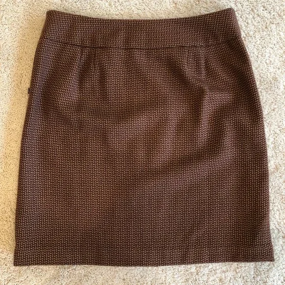 Ann Taylor Loft Wool Knee-Length Skirt Size 8 - Picture 7 of 10
